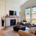 Interior Design - Livingroom Neutrals Leather Chairs Persian Rug